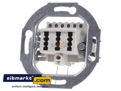 Front view Berker 450002 Telephone connector 6-p
