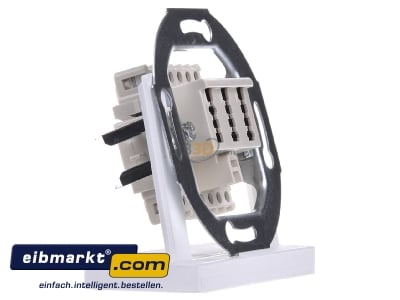 Ansicht links Berker 454402 TAE-Anschlu�dose ws mit Schraubklemmen 