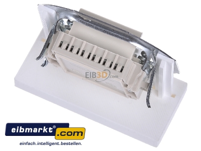Ansicht oben hinten Berker 454402 TAE-Anschlu�dose ws mit Schraubklemmen 