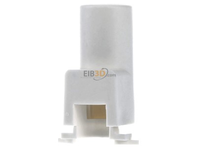 Front view Berker 181709 Cable entry conduit inlet white 
