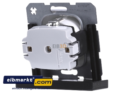 Ansicht hinten Berker 41231404 Schuko-Steckd.alu matt 