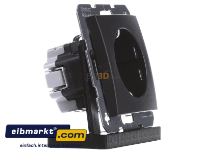 Ansicht links Berker 41431606 Schuko-Steckd.anth 