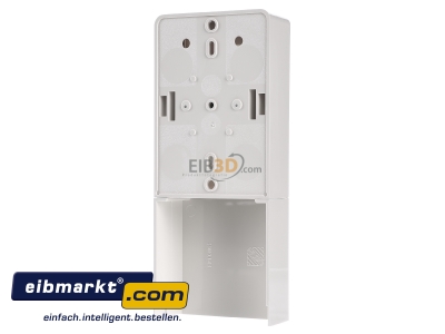 Back view Elso 515500 Socket outlet protective contact white 

