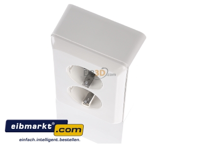 View up front Elso 515500 Socket outlet protective contact white 
