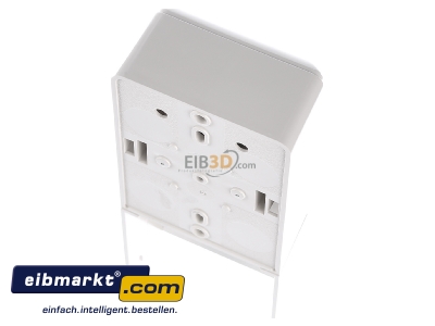 Top rear view Elso 515500 Socket outlet protective contact white 
