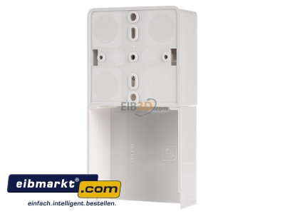 Back view Elso 515100 Socket outlet protective contact white 
