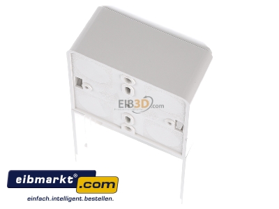 Top rear view Elso 515100 Socket outlet protective contact white 
