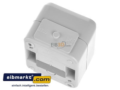 Top rear view Elso 441609 Two-way switch surface mounted grey - 
