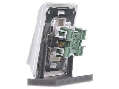 View on the right Elso 241604 Switch flush mounted white 
