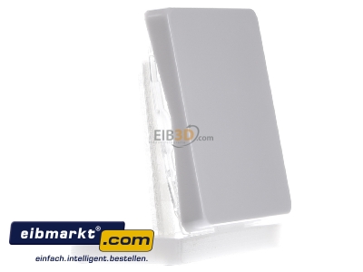 View on the left Elso 213604 Cover plate for switch/push button white 
