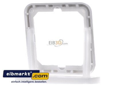 Back view Elso 204104 Frame 1-gang white - 
