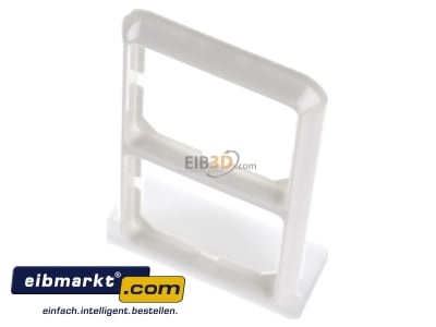 View up front Elso 204200 Frame 2-gang white 
