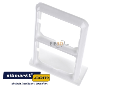 View up front Elso 204204 Frame 2-gang white - 
