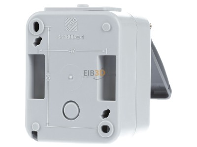 Back view Elso 455019 Socket outlet (receptacle) 
