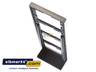 Top rear view Jung ES 2984 Frame 4-gang stainless steel
