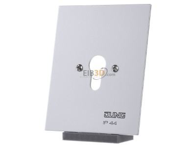 Frontansicht Jung 6.28 WUG Metall-Abdeckung 125x100mm o.Symbole 