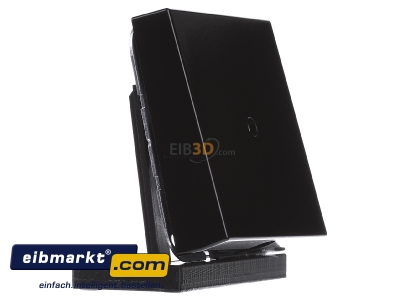 Ansicht links Jung LS 990 A SW Leitungsauslass sw mit Zugentlastung 