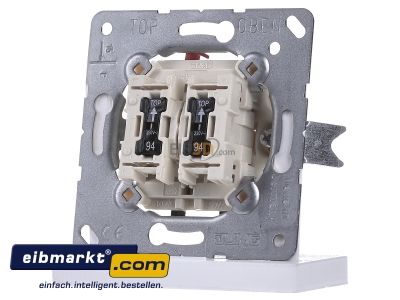 Front view Jung 505 U5 Series switch flush mounted - 
