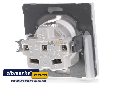 Back view Peha D 95.6511.02 SI NA Socket outlet (receptacle)
