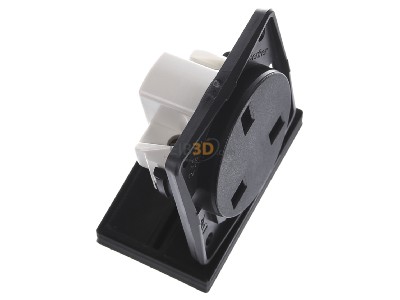 Ansicht oben links Berker 962622505 Steckdose mit Schutzkontakt, British Standard, 