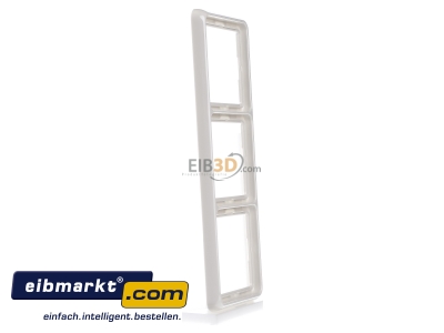 Ansicht links Jung CD 583 WU W Rahmen 3-fach ws waage/senkrecht 