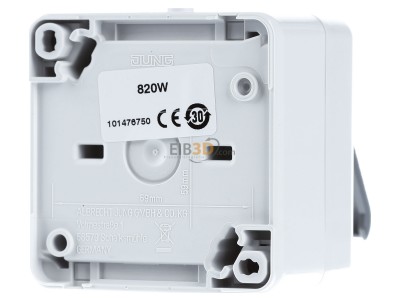 Back view Jung 820 W Socket outlet (receptacle) 
