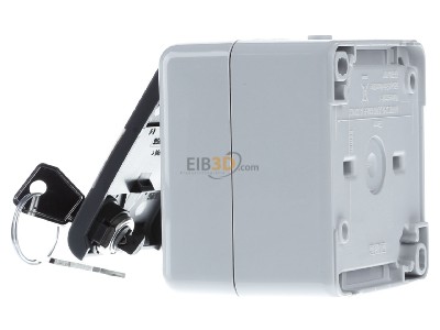 Ansicht rechts Jung 820 NAWSL SCHUKO-Steckdose 16A 250V 