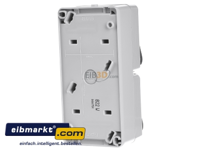 Ansicht hinten Jung 822 W SCHUKO-Steckdose 2-fach 16A 250V 