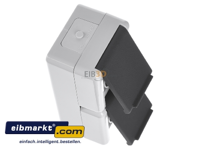 Ansicht oben links Jung 822 W SCHUKO-Steckdose 2-fach 16A 250V 