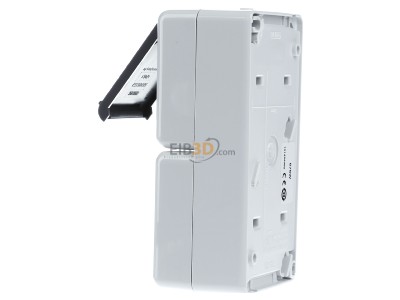 View on the right Jung 876 W Combination switch/wall socket outlet 
