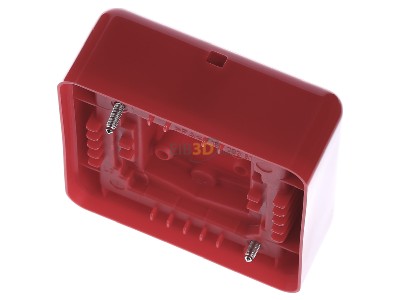 Ansicht oben hinten Jung 860 WGL RT Abdeckung Glasscheibe rt mit Lichtfenster 