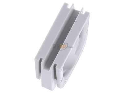 View top left Jung 892 Cable entry coupling piece grey 
