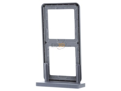 Ansicht hinten Jung CD 582 WU GR Rahmen 2-fach gr waage/senkrecht 