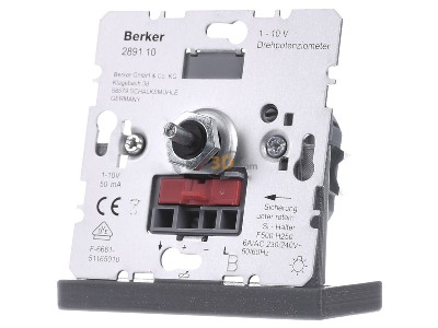 Frontansicht Berker 289110 Potentiometer 