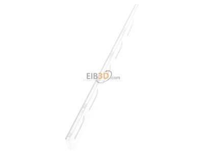 Ansicht oben links Gira 021512 Abdeckrahmen 5f. weissglas 