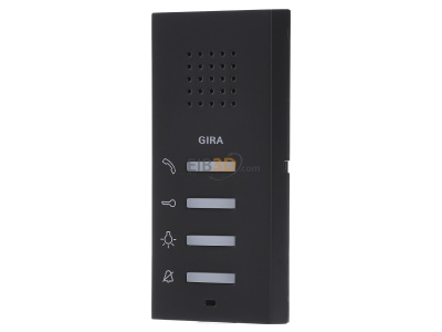 Frontansicht Gira 125028 Wohnungsstation Freisp. AP ant 