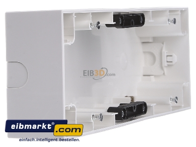 View on the left Berker 10537009 Surface mounted housing 3-gang white
