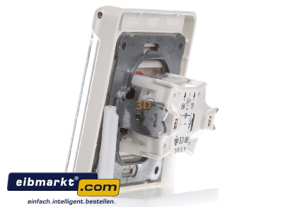 View on the right Peha 00191711 2-pole switch flush mounted
