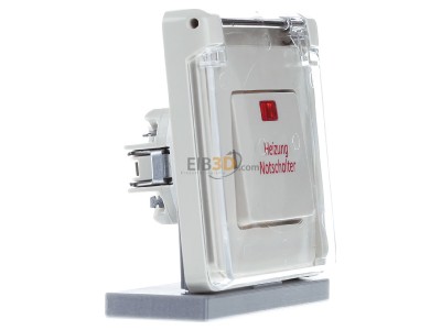 Ansicht links Peha D 81.516 V K HN Heizung-Notschalter ws 1-pol.Universal 