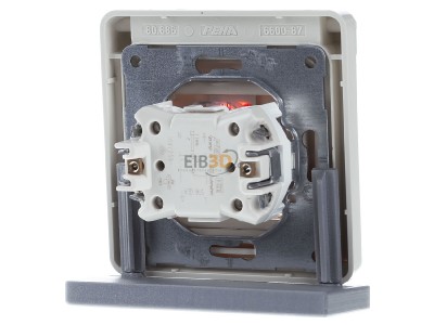 Ansicht hinten Peha D 81.516 V K HN Heizung-Notschalter ws 1-pol.Universal 