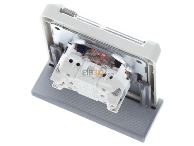Ansicht oben hinten Peha D 81.516 V K HN Heizung-Notschalter ws 1-pol.Universal 