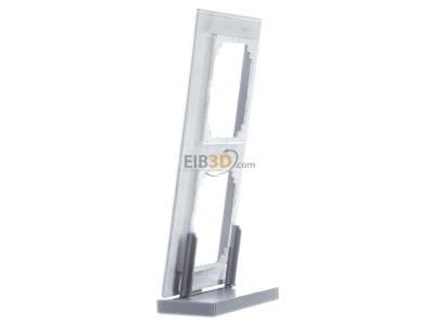 Ansicht rechts Merten 488260 Rahmen 2f.alu b�ndiger Einbau 
