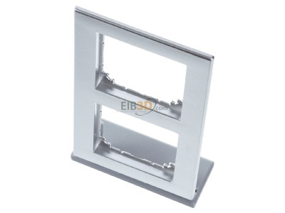 Ansicht oben vorne Merten 488260 Rahmen 2f.alu b�ndiger Einbau 