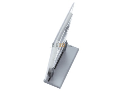 Ansicht oben rechts Merten 488260 Rahmen 2f.alu b�ndiger Einbau 