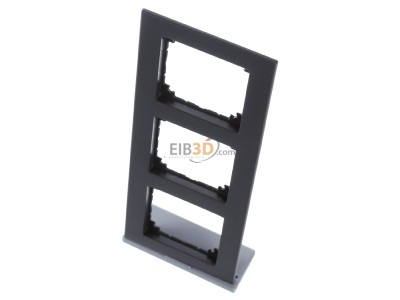 View up front Merten 488314 Frame 3-gang anthracite 
