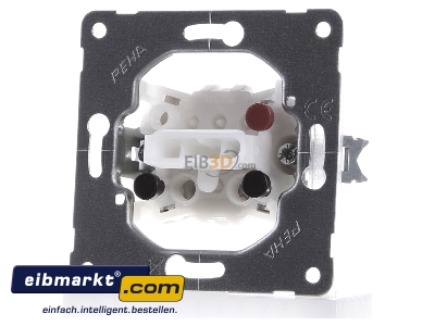 Front view Peha D 516 Two-way switch flush mounted 
