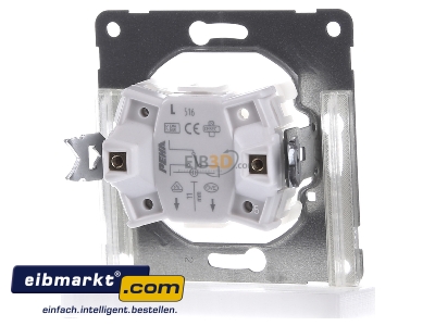 Back view Peha D 516 Two-way switch flush mounted 
