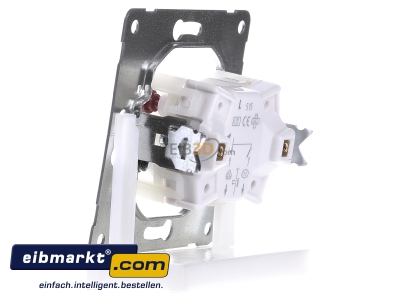 View on the right Peha D 515 Series switch flush mounted
