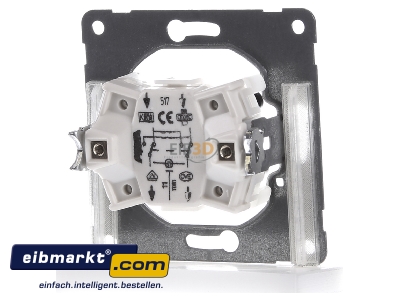 Back view Peha D 517 Intermediate switch flush mounted 
