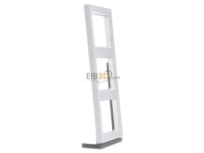 View on the left Berker 13337009 Frame 3-gang white 
